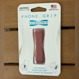 LoveHandle Phone Grip – New (Mauve/Pink)